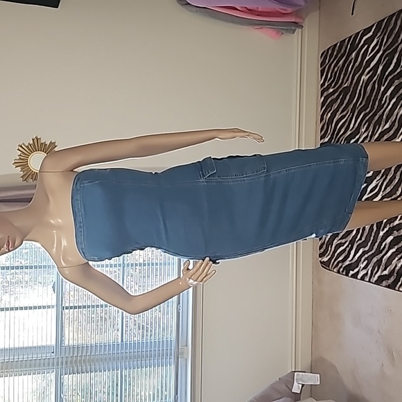 SHEIN Dresses & Skirts - SHEIN ICON CURVE  JEAN DRESS.